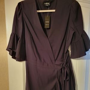 bebe Black wrap dress